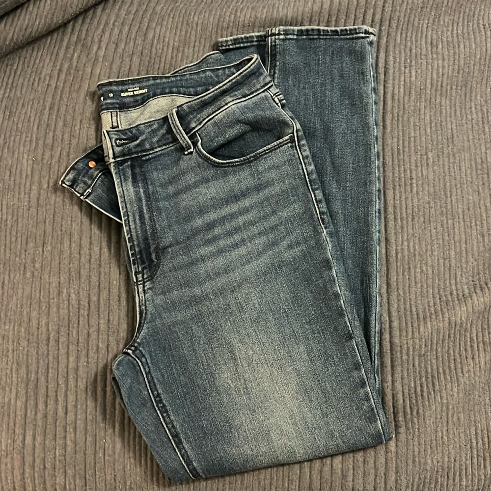 Old navy super skinny high rise jeans